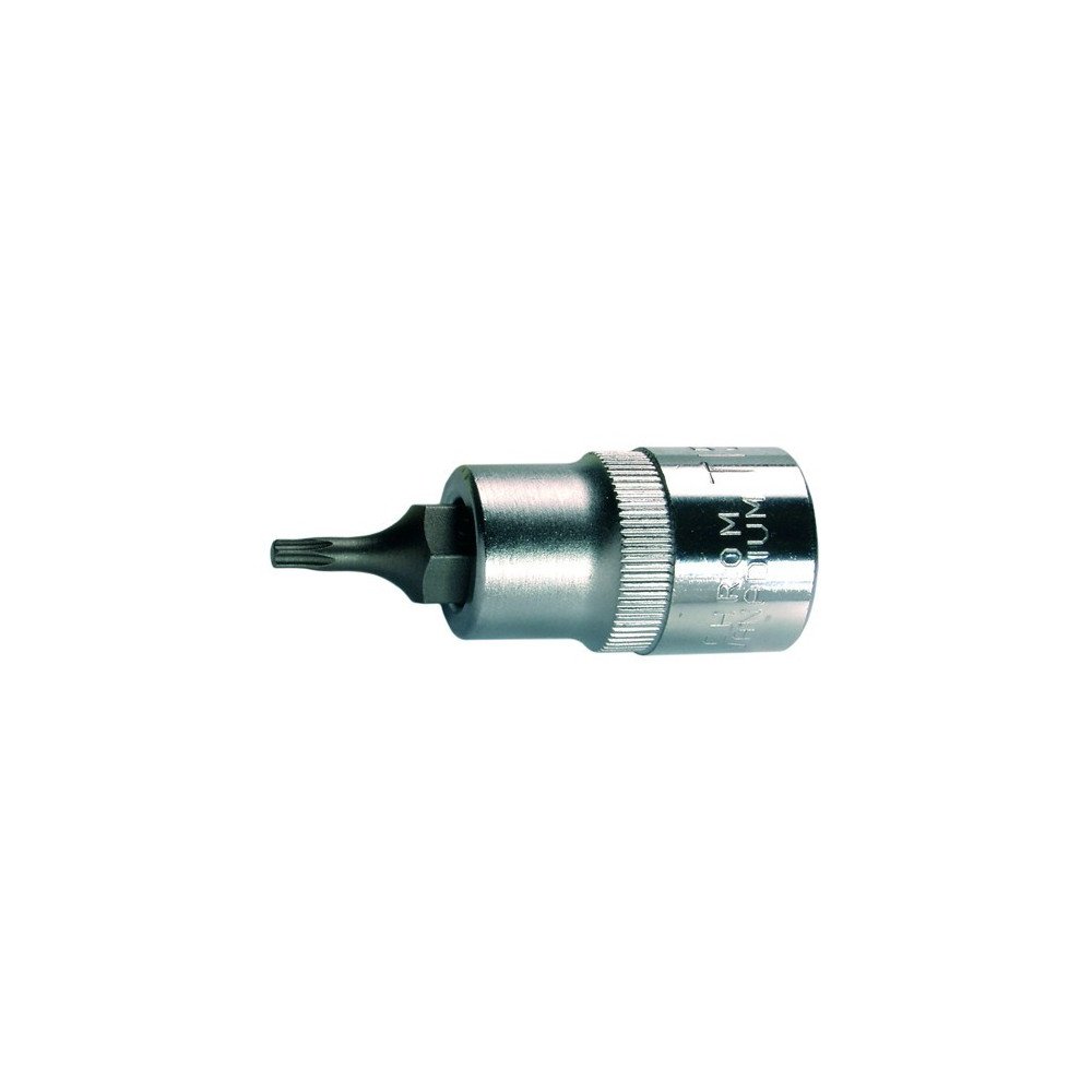 Chave de soquete 1/2 com ponta Torx Comprimento 53 mm. T15 Chave de soquete 1/2 com ponta Torx Comprimento 53 mm. T15
