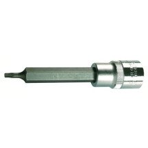 Llave de vaso 1/2 con punta Torx Largo 100mm. T15