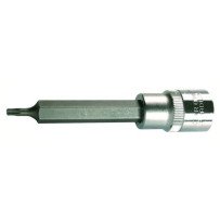 Chave de soquete longa de 1/2" com ponta Torx 100. T15