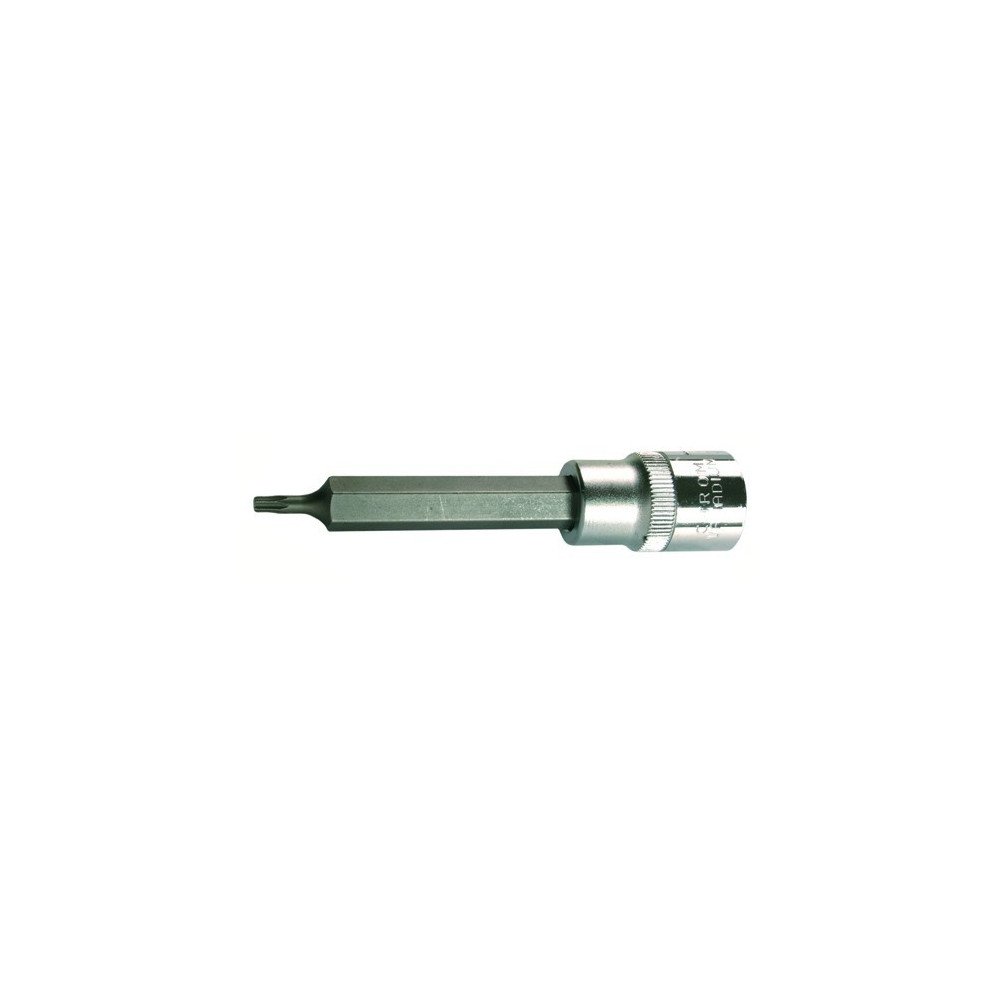 Llave de vaso 1/2 con punta Torx Largo 100mm. T15