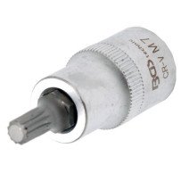 Llave de vaso 1/2 con punta XZN Largo 53mm. M7