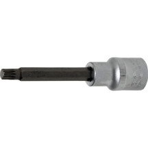 Chave de soquete de 1/2" com ponta XZN longa 100mm. M8