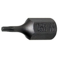 Ponta da torx cortada 3/8 10 mm. T10