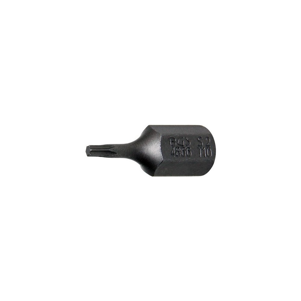 Ponta torx curta 3/8 10 mm. T10 Ponta torx curta 3/8 10 mm. T10