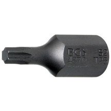 Ponta torx curta 3/8 10 mm. T25