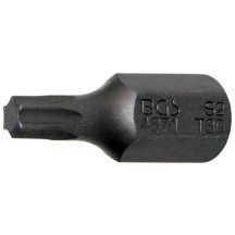 Ponta da torx cortada 3/8 10 mm. T30