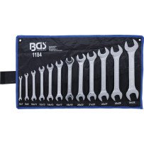 Juego 12 llaves fijas 6x7-27x32 mm.