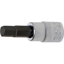 Chave de soquete de 1/4 com ponta Allen de 6 MM