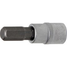 Chave de soquete de 1/4 com ponta Allen de 7 mm.