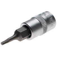 Chave de soquete de 1/4" com ponta Torx T7