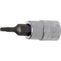 Llave de vaso 1/4 con punta Torx T9