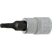 Llave de vaso 1/4 con punta Torx T15