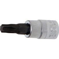 Llave de vaso 1/4 con punta Torx T30
