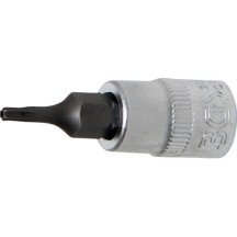 Chave de soquete de 1/4" com ponta Torx TH8 inviolável