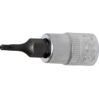 Chave de soquete de 1/4" com ponta Torx TH8 inviolável