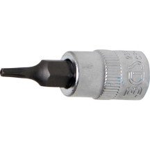 Chave de soquete de 1/4" com ponta Torx TH9 inviolável