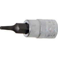 Chave de soquete de 1/4" com ponta Torx TH9 inviolável