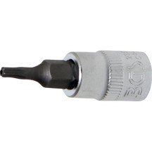 Chave de soquete de 1/4" com ponta Torx TH10 inviolável