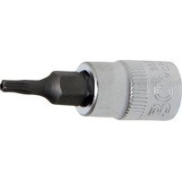 Chave de soquete de 1/4" com ponta Torx TH10 inviolável