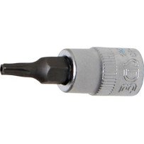 Chave de soquete de 1/4" com ponta Torx TH15 inviolável