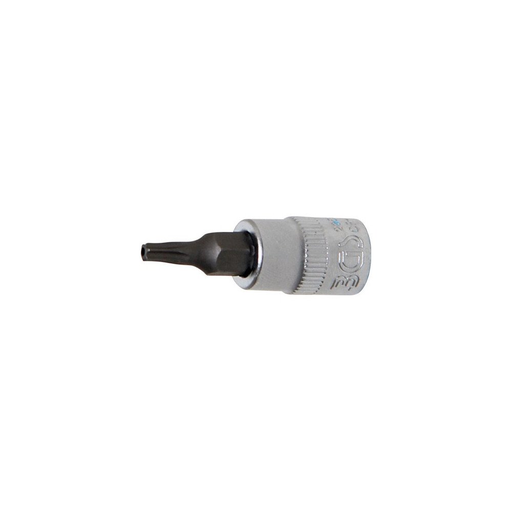 Chave de soquete de 1/4" com ponta Torx TH15 inviolável