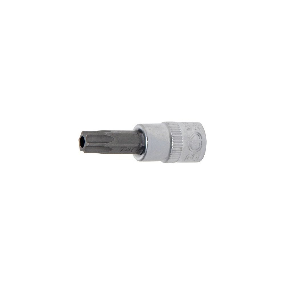 Chave de soquete de 1/4" com ponta Torx TH40 inviolável