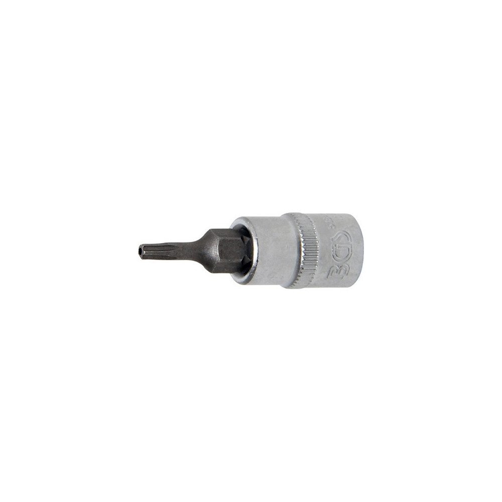 Chave de soquete de 1/4" com ponta Torx TS10 inviolável (5 pontas) Chave de soquete de 1/4" com ponta Torx TS10 inviolável (5 pontas)