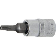 Chave de soquete de 1/4" com ponta Torx TS15 inviolável (5 pontas)