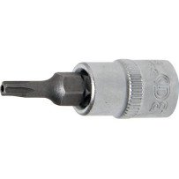 Chave de soquete de 1/4" com ponta Torx TS15 inviolável (5 pontas)