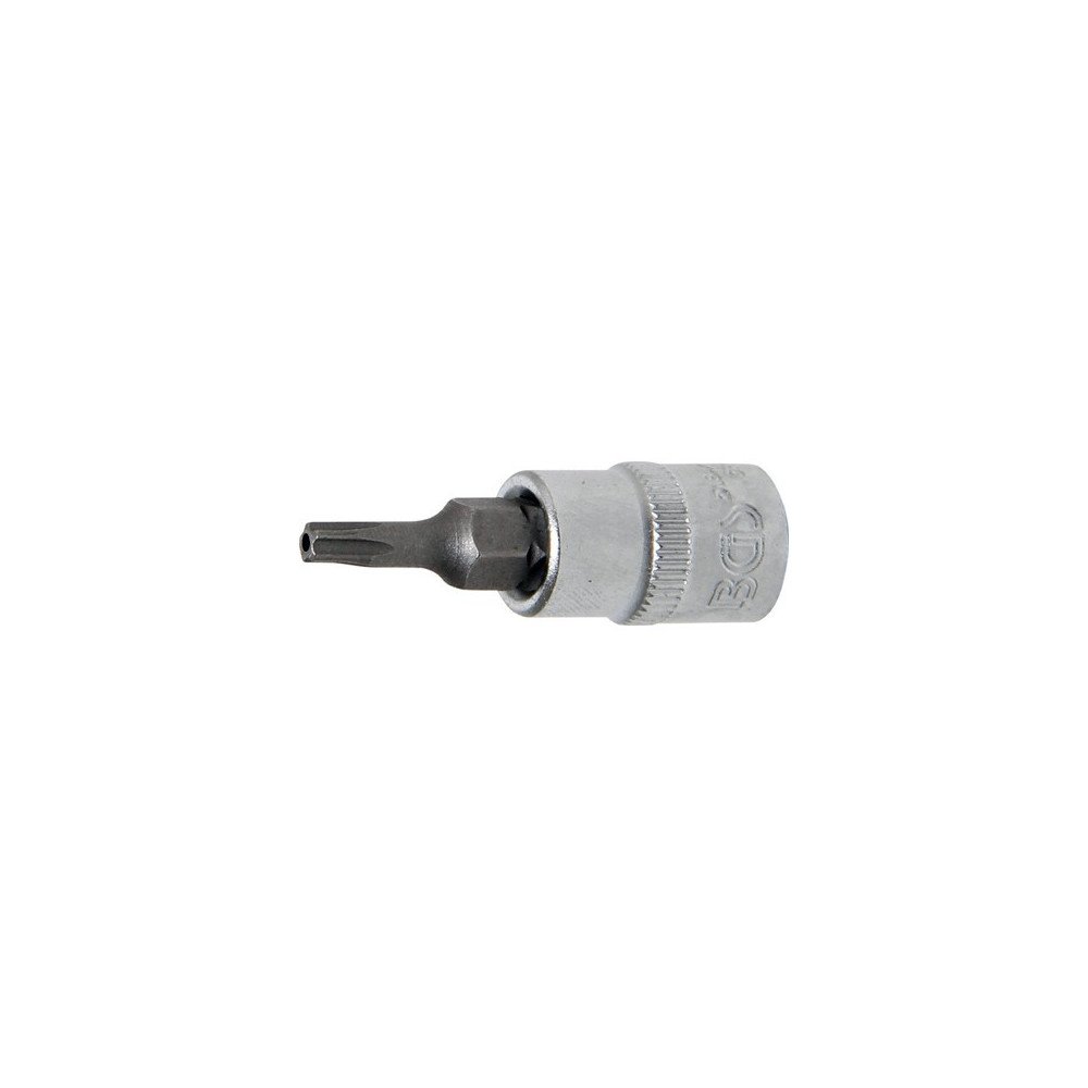 Chave de soquete de 1/4" com ponta Torx TS15 inviolável (5 pontas) Chave de soquete de 1/4" com ponta Torx TS15 inviolável (5 pontas)