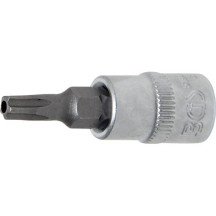 Chave de soquete de 1/4" com ponta Torx TS25 inviolável (5 pontas)