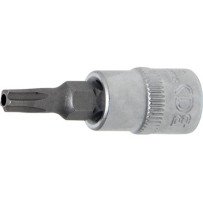 Llave de vaso 1/4 con punta Torx Inviolable TS25 (5 PUNTAS)