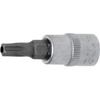 Chave de soquete de 1/4" com ponta Torx TS27 inviolável (5 pontas)