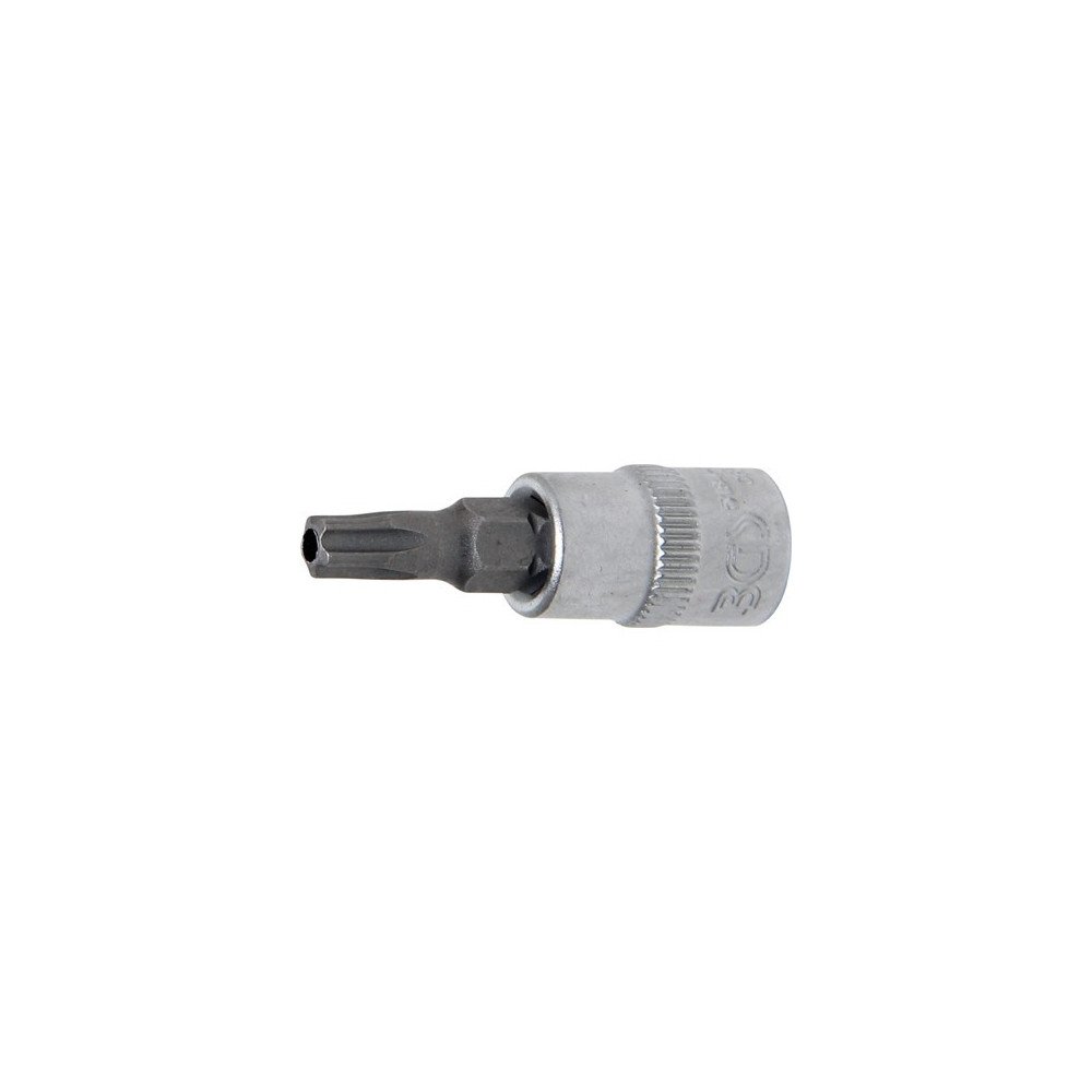 Chave de soquete de 1/4" com ponta Torx TS27 inviolável (5 pontas)
