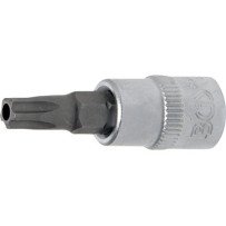 Llave de vaso 1/4 con punta Torx Inviolable TS30 (5 PUNTAS)