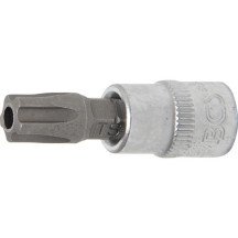 Chave de soquete de 1/4" com ponta Torx resistente a violações TS45 (5 pontas)