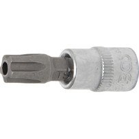 Chave de soquete de 1/4" com ponta Torx resistente a violações TS45 (5 pontas)