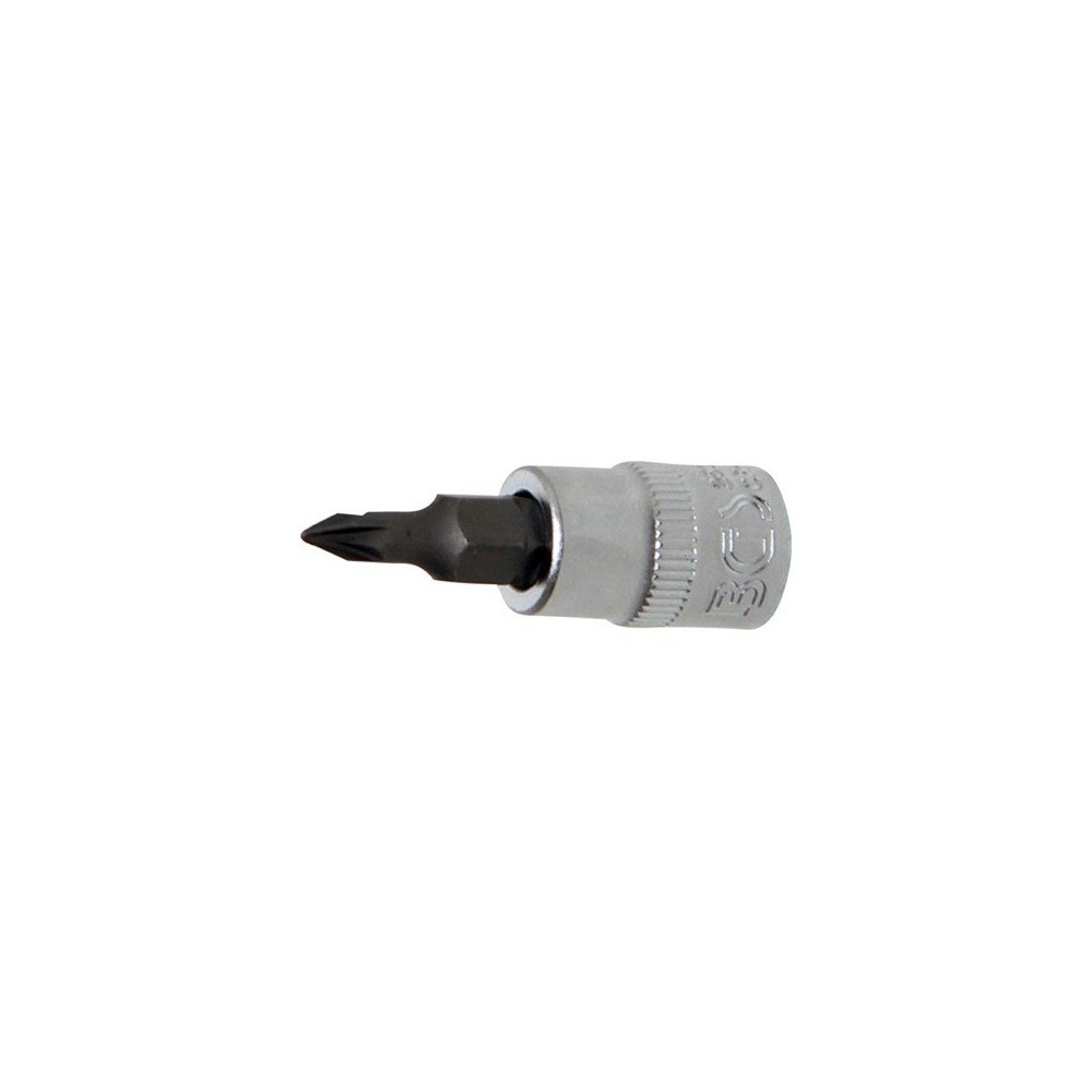 Llave de vaso 1/4 con punta Pozidriv PZ0 Llave de vaso 1/4 con punta Pozidriv PZ0