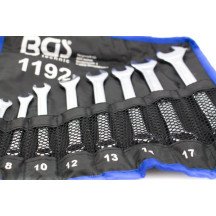 Conjunto de 8 chaves combinadas de 6-19 mm.