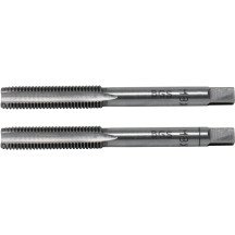 Conjunto de 2 peças de M8x1.0 machos roscados iniciais e terminados