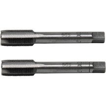 Conjunto de 2 peças de M10x0.75 machos roscados iniciais e terminados
