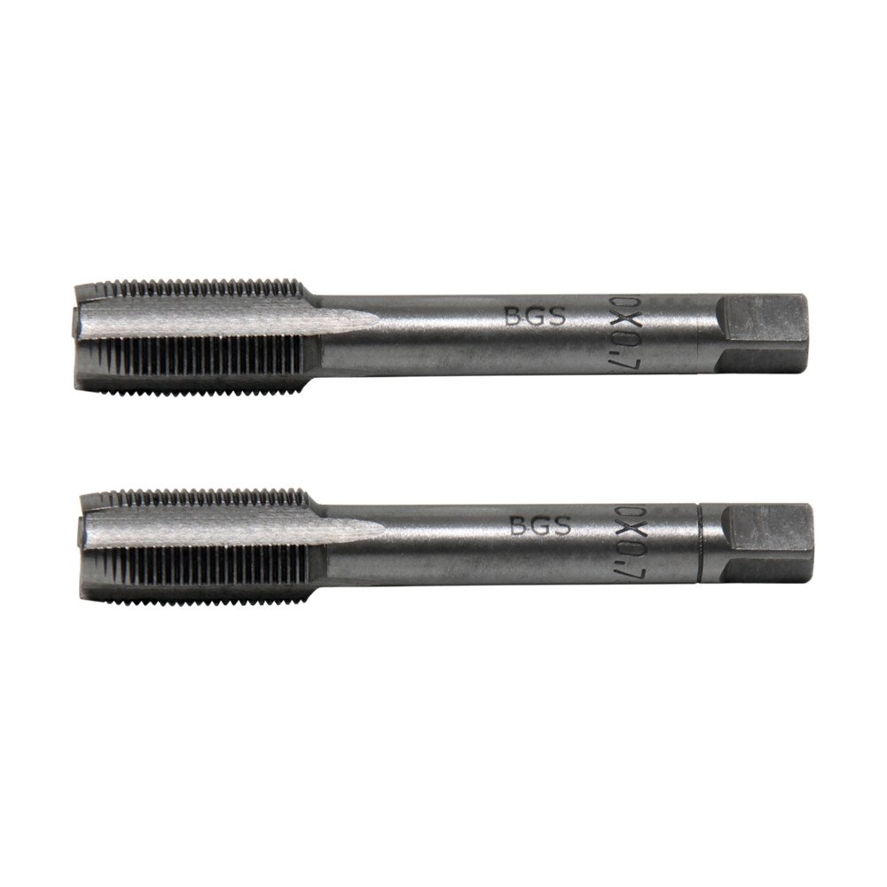 Conjunto de 2 peças de M10x0.75 machos roscados iniciais e terminados