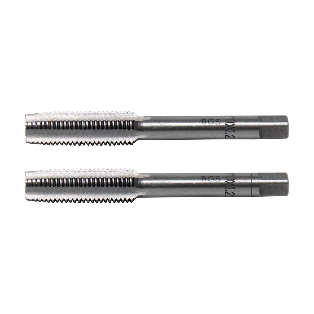 Conjunto de 2 peças de machos iniciais e de acabamento M10x1,25 Conjunto de 2 peças de machos iniciais e de acabamento M10x1,25