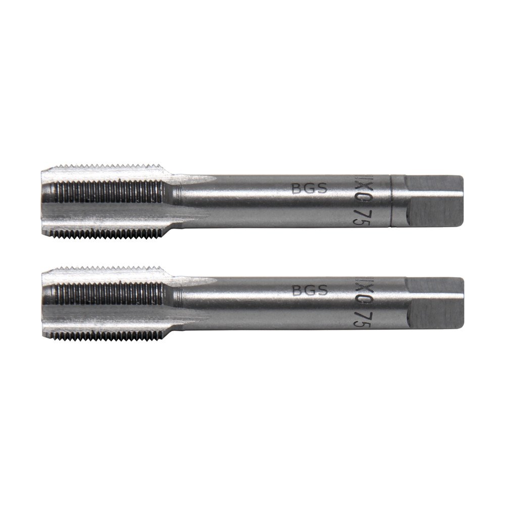 Conjunto 2 peças de M11x0.75 machos roscados iniciais e terminados