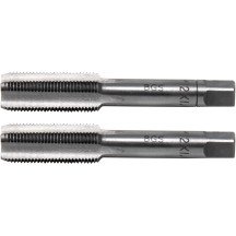 Conjunto de 2 peças de machos iniciais e de acabamento M12x1,0