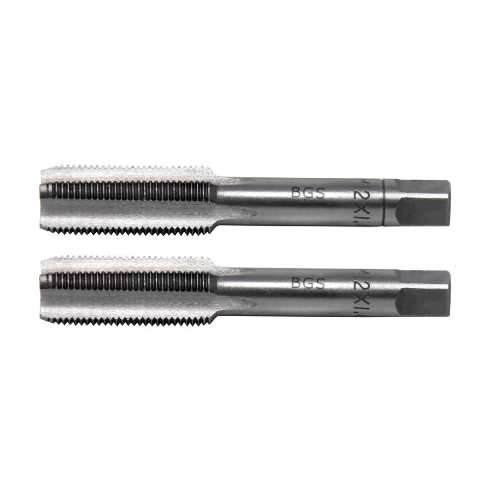 Conjunto de 2 peças de machos iniciais e de acabamento M12x1,0