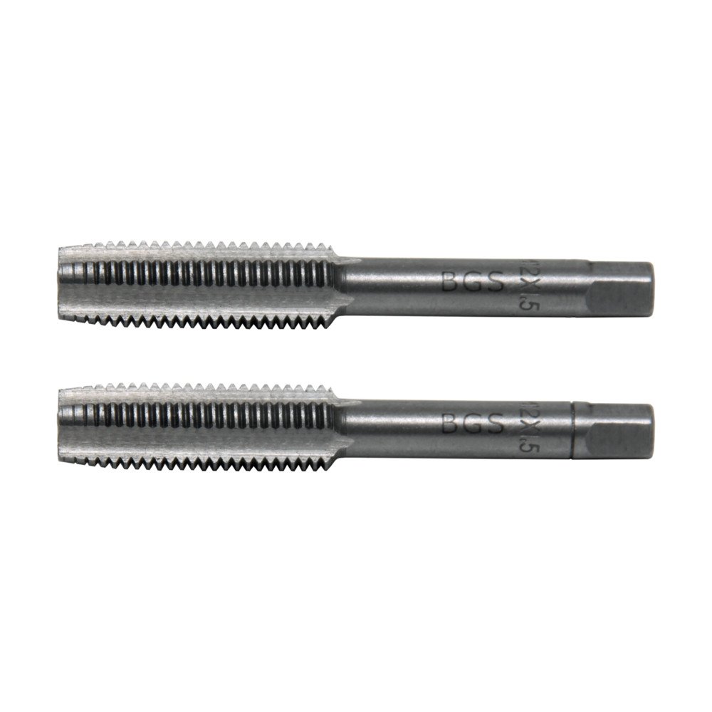 Juego 2 piezas de machos de roscar M12x1.50 inicial y de acabado