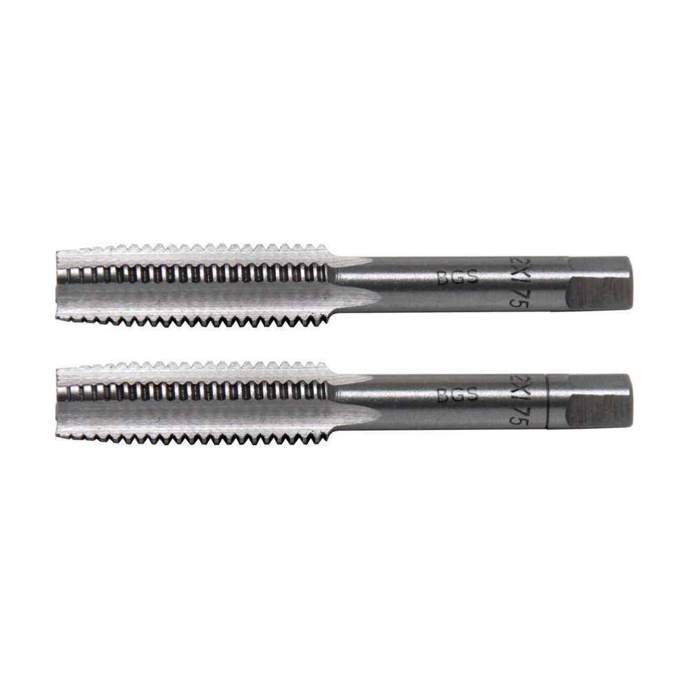 Juego 2 piezas de machos de roscar M12x1.75 inicial y de acabado Juego 2 piezas de machos de roscar M12x1.75 inicial y de acabado