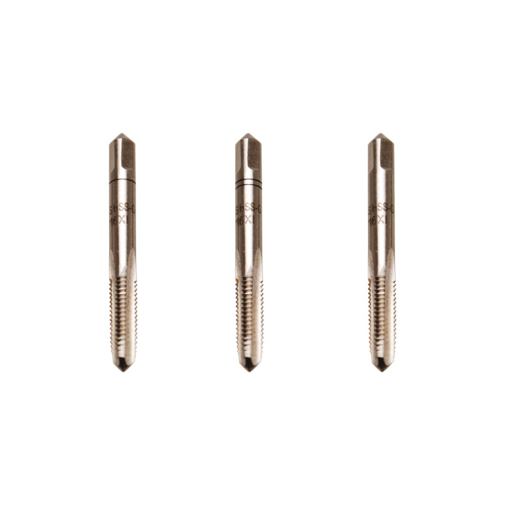 Conjunto de 3 peças de machos iniciais, centrais e de acabamento M6x1.0