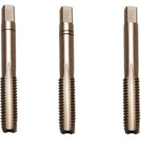Conjunto de 3 peças de machos iniciais, centrais e de acabamento M10x1,5